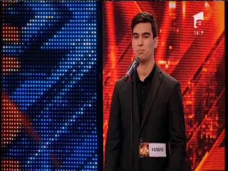 Prezentare: Florian Bogdan Țugui, plin de speranțe pe scena X Factor