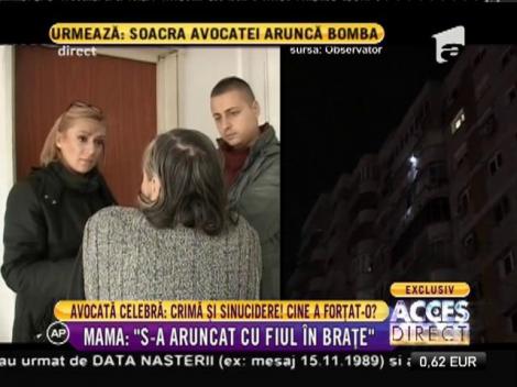 O tânără avocată şi-a aruncat copilul de la etajul 8, după care s-a sinucis!