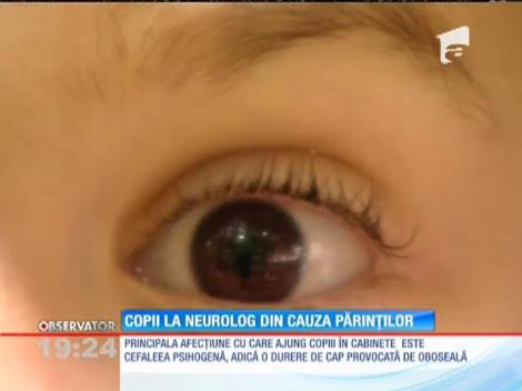 Medicii neurologi avertizează! Copiii din România, obosiţi şi stresaţi!