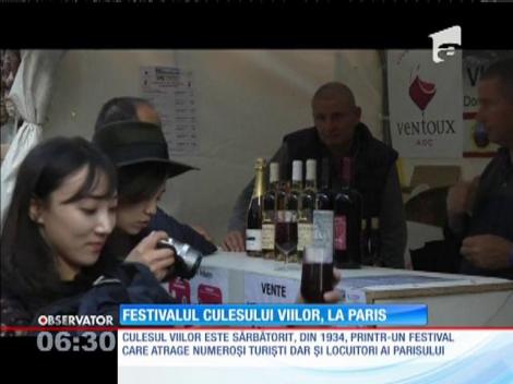 Festivalul culesului viilor, la Paris