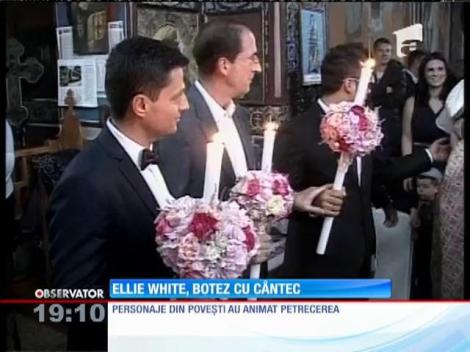 Solista Ellie White şi-a botezat fetiţa