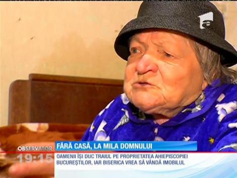 Ahiepiscopia Bucureştilor vrea să lase în stradă cinci familii de bătrâni şi copii