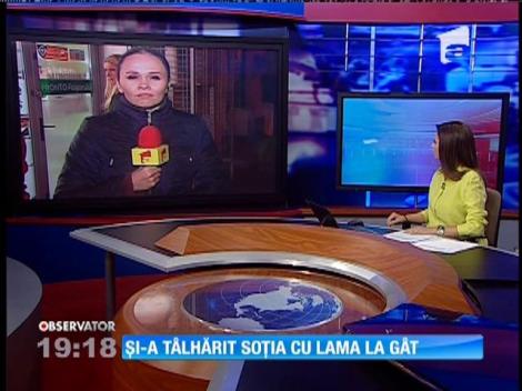 Un bărbat din București și-a tâlhărit soția cu lama la gât!