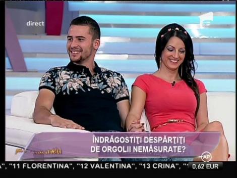 Aurel şi Valentina, despărţiţi de orgolii!? Ce s-a întâmplat între cei doi îndrăgostiţi