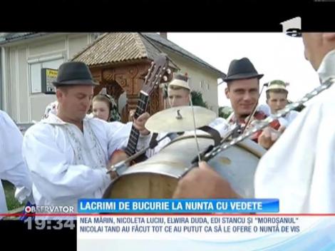Lacrimi de bucurie la nunta organizată de vedetele de la ”Poftiţi de vă iubiţi”