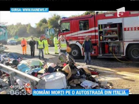 Accident grav pe o autostradă din Italia!