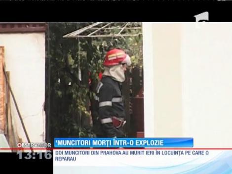 O explozie a luat două vieţi, în Prahova. Victimele, doi muncitori, lucrau la renovarea unui apartament distrus tot de o explozie