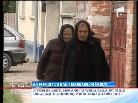 Un preot din judeţul Bihor a fugit cu banii enoriașilor în America