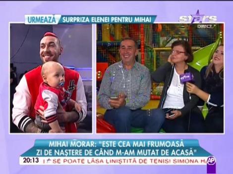 Antonia şi Alex Velea şi-au adus fiul la TV. Prima apariţie a lui Dominic într-o emisiune live