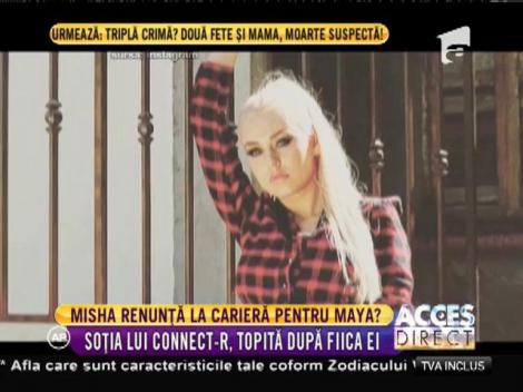 Veste bombă! Misha, soţia lui Connect-R, ar putea să renunţe la cariera de cântăreață
