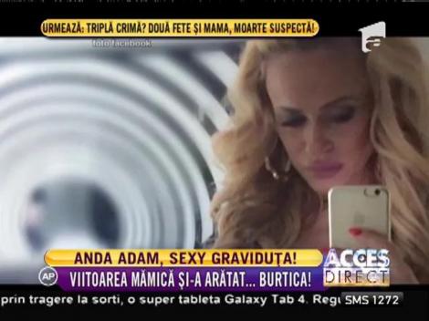 ADORABIL! Anda Adam le închide gura cârcotașilor: Vedeta ne-a arătat burtica de gravidă