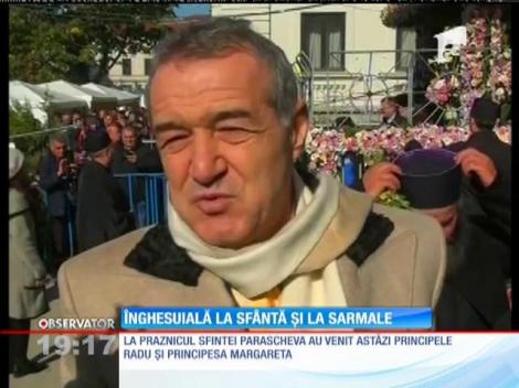 Gigi Becali, Principele Radu şi Principesa Margareta au căutat mântuirea lângă moaştele Sfintei Parascheva