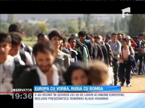 Criza imigranților, discutată la Bruxelles de liderii statelor Uniunii Europene