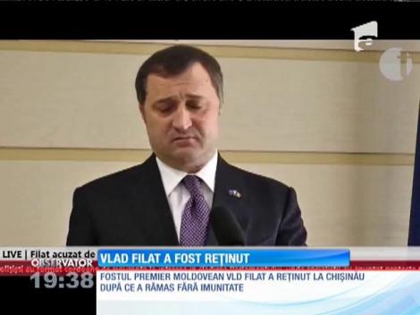 Vald Filat, fostul premier al Republicii Moldovei, reţinut pentru că ar fi primit mită 250 de milioane de dolari