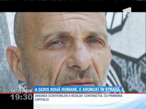 Radu Aldulescu, unul dintre puţinii mari scriitori români, a fost aruncat în stradă