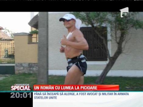 Special! Românul care aleargă mai mult decât doarme