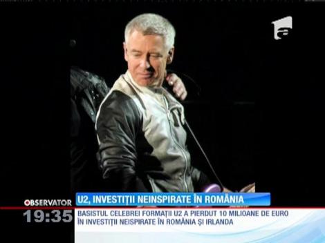 Bateristul trupei U2 a pierdut peste 10 milioane de euro în România