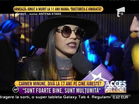 Carmen Minune, divă fatală la 17 ani