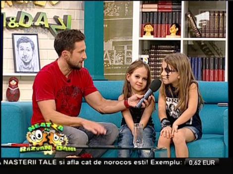 Cel mai adorabil interviu! Ema şi Maria Niculae, rockeriţe