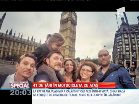 Special! Călătorie în familie, în motocicleta cu ataș