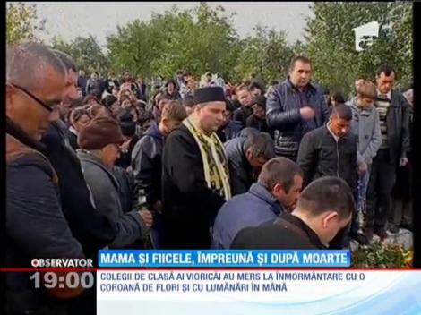 Update / Mama şi fiicele ei care au murit de frig în pădure, conduse pe ultimul drum