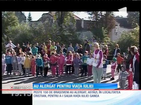 Peste 150 de oameni au alergat pentru viaţa ei Iuliei