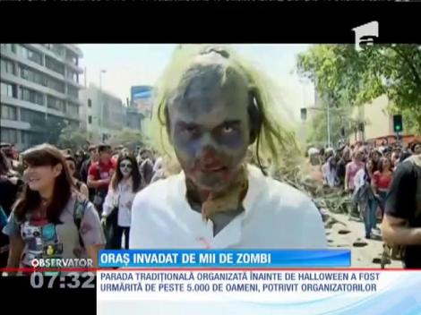 Oraș învadat de zombi