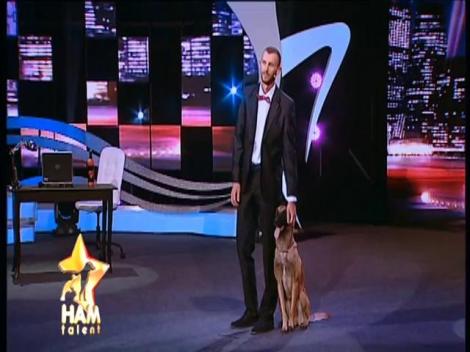 Axel, un câine malinois, spectacol la ”Ham Talent”
