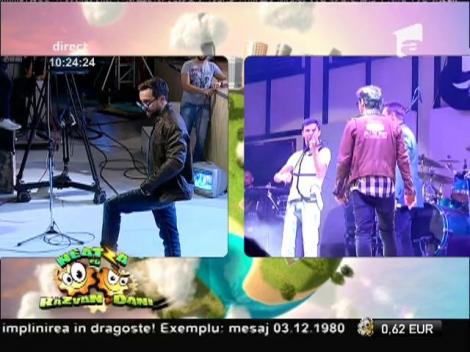 Razi cu lacrimi! Cum mimează Dani mersul de superstar al lui Răzvan