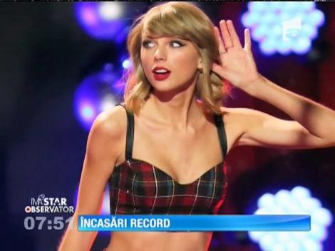 Taylor Swift a câştigat 318 milioane de dolari doar în acest an