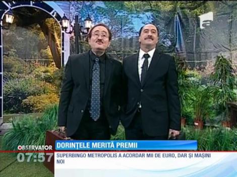 Zi plină cu surprize la Superbingo Metropolis