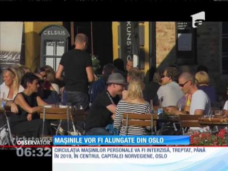 Circulaţia maşinilor personale va fi interzisă în centrul capitalei norvergiene