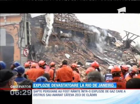 Explozie devastatoare la Rio de Janeiro