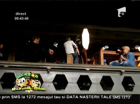 Imagini în exclusivitate de la filmările noului videoclip al lui Randi