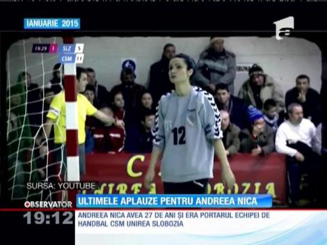 Andreea Nica, sportiva care a murit după un salt cu paraşuta, a fost înmormântată