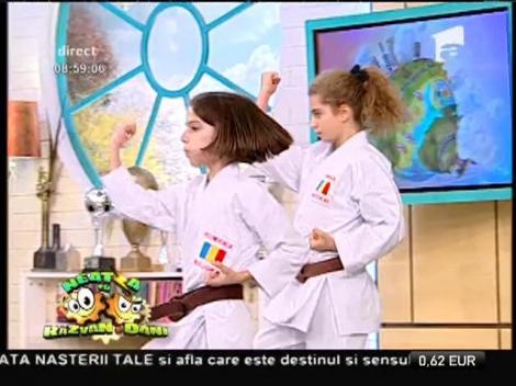 Demonstraţie de karate, la Neatza!