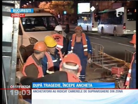 Anchetă în cazul poliţistului care a murit în misiune, după ce a căzut cu motocicleta într-o groapă din centrul Bucureştilor