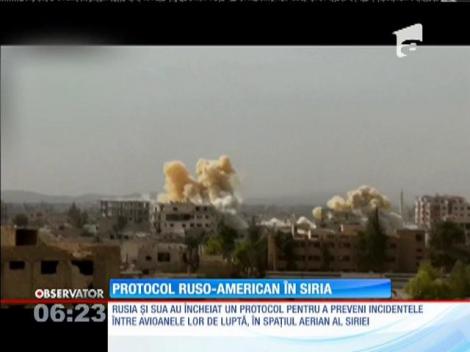 Rusia şi Statele Unite au încheiat un protocol în Siria