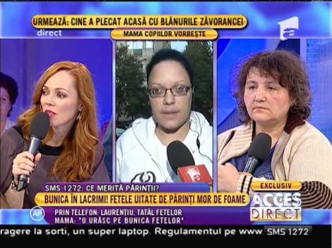 Reacție șocantă a mamei care și-a abandonat fetele!