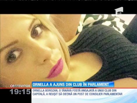 O fostă angajată a cluburilor de noapte a fost consilier, doar pentru câteva ore, în Parlamentul României