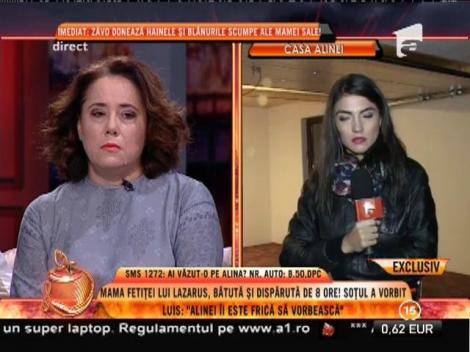 Prietena Alinei, mama fetiţei lui Luis Lazarus este disperată: "Sper să nu fie sechestrată"