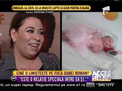 Oana Roman: ”Fiica mea are o relație specială cu tatăl ei”