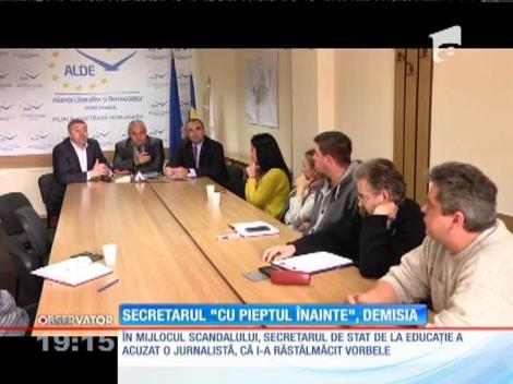 Secretarul de stat Vasile Şalaru, responsabil cu organizarea concursurilor şcolare, a anunțat că va demisiona