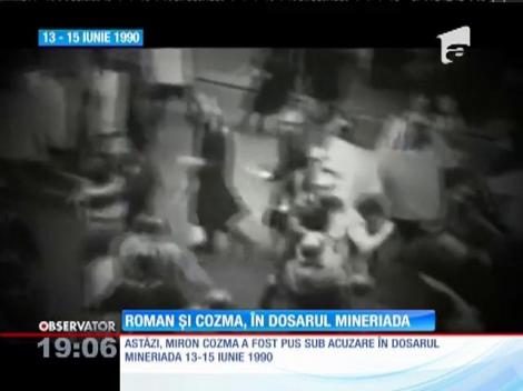 UPDATE! Miron Cozma și Petre Roman, implicați în dosarul Mineriadei