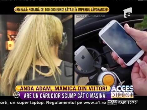 Anda Adam a primit un cărucior desprins din filmele SF!