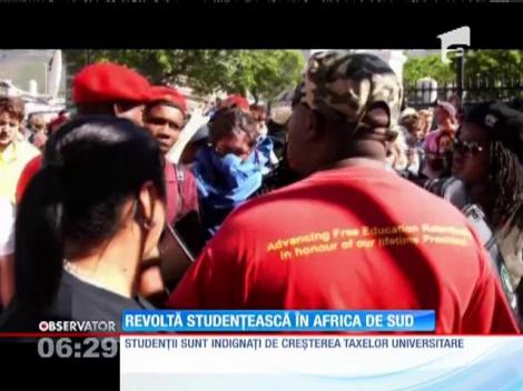 Revoltă studențească în Africa de Sud