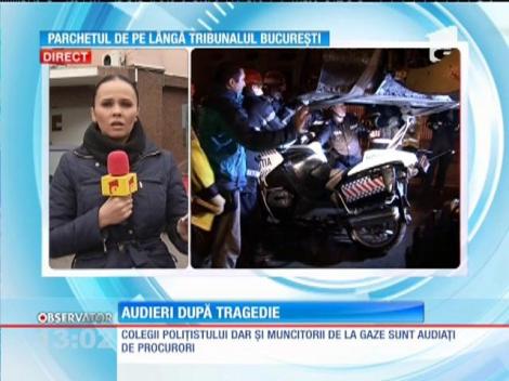 Colegii poliţistului care a căzut într-o groapă, dar şi muncitorii de la gaze sunt audiaţi de procurori