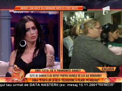 Oana Zăvoranu: "O fată de la altă televiziune a filmat pe ascuns"