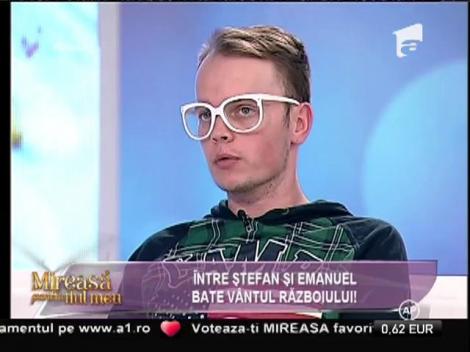 I-a declarat război lui Ştefan, dar acum s-a răzgândit! Emanuel: Vreau să nu mai fiu deranjat!