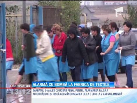 Alarmă cu bombă, la o fabrică de textile din Constanţa